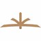 Ekena Millwork Davenport Timber Gable Bracket, Western Red Cedar, 96"W x 36"H x 3 1/2"D x 5 1/2"F, 9/12 Pitch GBW096X36X0406DAV00SWR - alternate 1